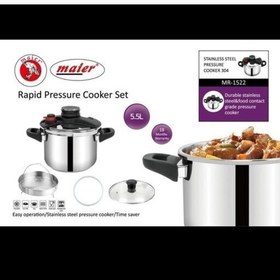 تصویر زودپز مایر مدل MR-1522 Pressure cooker Tech Maier MR-1522