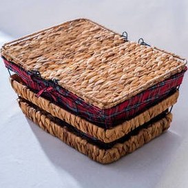 تصویر سبد پیک نیک با پوشش حصیری RUSTIKA NOMIA 39 سانتی متر آجار ACAR 