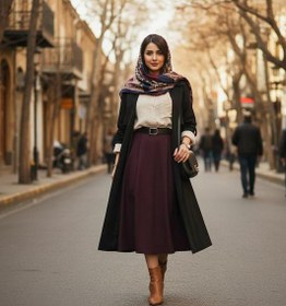 تصویر دامن فریال کد ۷۵۱ 