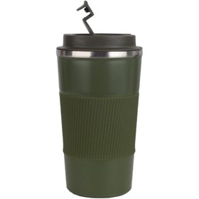 تصویر تراول ماگ مینیمال دور سیلیکونی گنجایش 500ml کد 1198 minimal Travel mug round silicone