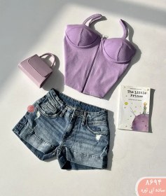 تصویر شورتک جین 8694 