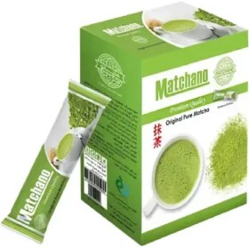 تصویر ماچا ساشه سبز 30عددی ماچانو Matchano green sachets 30pcs