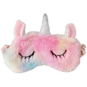 تصویر ماسک خواب چشم یونیکورن کایویی دو تکه برند lydbaobo 2-Piece Kawaii Unicorn Sleeping Eye Mask