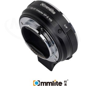 تصویر آداپتور تبدیل لنز مانت کانن EF/EF-S به دوربین سونی E - کمیملایت Commlite High Speed Electronic Autofocus Lens Mount Adapter for Canon EF/EF-S Mount Lens to Sony E-Mount Camera