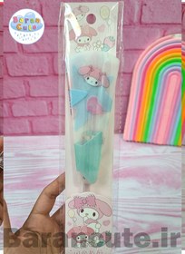 تصویر بادبزن فانتزی بچگانه شاین دار طرح ملودی 