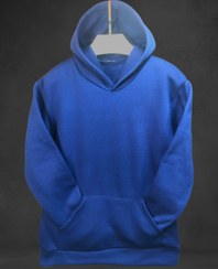 تصویر هودی بیسیک کلاهدار مردانه و زنانه رنگ آبی تیره 