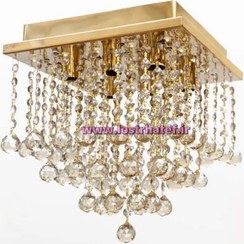 تصویر لوستر سقفی مربع کد 111 