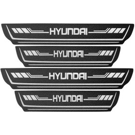 تصویر پارکابی خودرو آداک طرح چرم کد HYUNDAI01 مناسب برای هیوندا مجموعه 4 عددی 