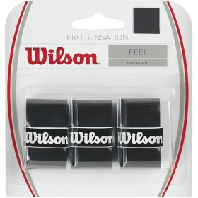 تصویر اور گریپ راکت ویلسون مدل Wilson Pro overgrip sensation WRZ4010BK 