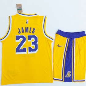 تصویر ست بسکتبالی لیکرز Lakers jersy set