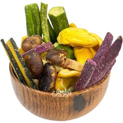 تصویر مخلوط سبزیجات خشک پفکی فریزدرایر 