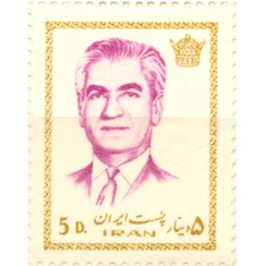 تصویر تمبر تمبر سری چهاردهم پستی محمد رضا پهلوی 1351 کد 1587 
