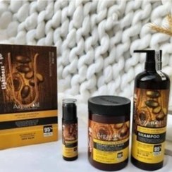 تصویر پک شامپو + ماسک + روغن مو مدل آرگان ساخت اسلواکی 