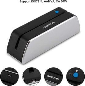 تصویر کارت خوان MSR X6BT با USB و بلوتوث MSRX6BT MSR X6BT Card Reader Writer with USB and Bluetooth MSRX6BT