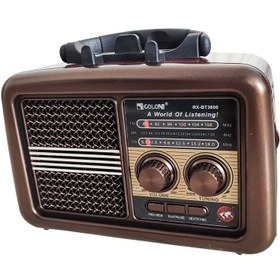 تصویر رادیو گولون مدل RX-BT3600 ا Golon radio model RX-BT3600 Golon radio model RX-BT3600