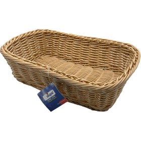 تصویر سبد حصیری مستطیلی کوچک یونیک کد ۱۱۷۳ 