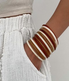 تصویر النگو رزینی باریک 