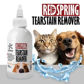 تصویر قطره تمیز کننده چشم سگ و گربه رداسپرینگ Tearstain remover redspring for cat and dog