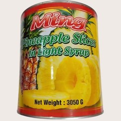 تصویر کمپوت آناناس حلقه ای ۳ کیلوگرم تایلندی 
