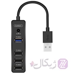 تصویر هاب 4 پورت USB 3.0 ارلدام مدل ET-HUB07 کد 1749831 