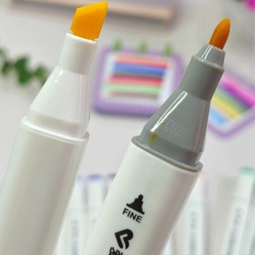 تصویر ماژیک رنگ آمیزی دو سر حرفه ای 