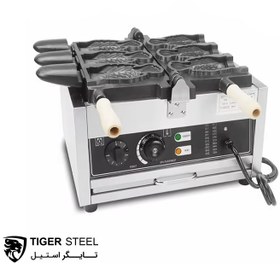 تصویر وافل ساز طرح ماهی مدل (Best)-PFY-110B) 