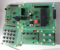 تصویر پروژه های عملی با میکروکنترلر AVR ATMEGA32A مدل NMP200 