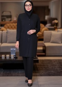 تصویر مانتو و شلوار هلن کد C-75 