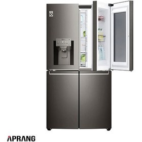 تصویر یخچال فریزر ساید بای ساید ال جی مدل GR-X39FTKHL ظرفیت ۳۴ فوت اینستاویو 