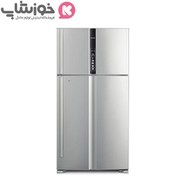 تصویر یخچال فریزر هیتاچی بالا پایین مدل HITACHI RV990BSL Hitachi Refrigerator freezer RV990BSL