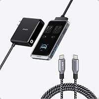 تصویر کابل USB C به USB C Anker Prime، 240 وات 6 فوت و ایستگاه شارژ Anker Prime، نوار برق USB C 8 در 1 حداکثر 240 وات Anker Prime USB C to USB C Cable, 240W 6 ft &Anker Prime Charging Station, 240W Max 8-in-1 USB C Power Strip