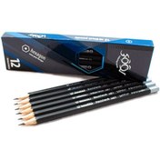 تصویر مداد مشکی ۱۲ عددی لوکی 