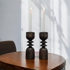 تصویر جاشمعی چوبی کد 105 