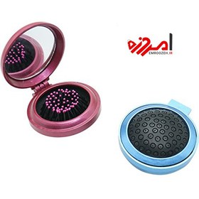 تصویر آینه و شانه جیبی تاشو 