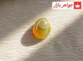 تصویر نگین عقیق باباقوری دامله ظریف کد 132610 