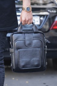 تصویر کوله پشتی چرم مکن 