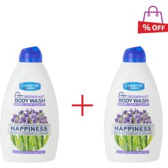 تصویر شامپو بدن کامان مدل Happpiness حجم 510 میلی لیتر مجموعه 2 عددی 