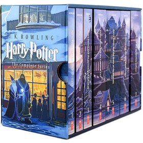 تصویر مجموعه 8 جلدی هری پاتر Harry Potter اثر جی کی رولینگ J. K. Rowling زبان اصلی 