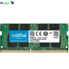 تصویر رم لپ تاپ کورشیال DDR4 تک کاناله 3200 مگاهرتز ظرفیت 16 گیگابایت Ram Laptop (Memory) Crucial - DDR4 - Crucial - ValueRAM - 16GB - 3200MH