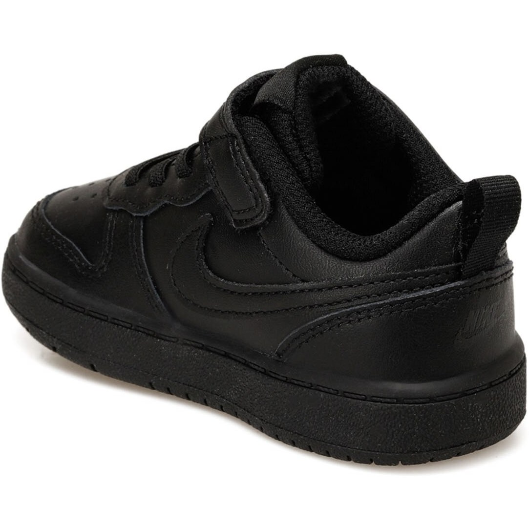 nike black court borough low