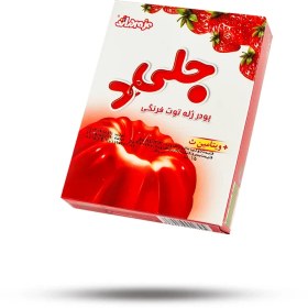 تصویر پودر ژله دراژه توت فرنگی 100 گرمی 