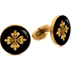 تصویر دکمه سردست گرد پتک فیلیپ 