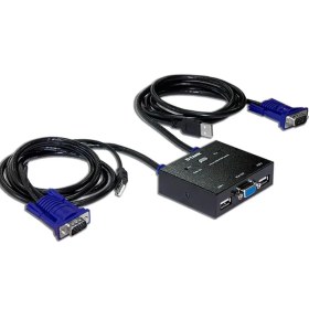 تصویر سوئیچ کی وی ام مدل 222 دی لینک دو پورت (kvm222-2port-dlink)