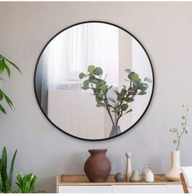 تصویر ایینه مدرن فلزی G136 - مشکی 