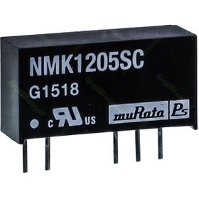 تصویر مبدل ولتاژ موراتا 200± میلی آمپر MURATA NMK1205SC DC/DC IN:12V OUT:±5V 