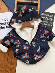 تصویر بارانی پسرانه مدل فضانورد 