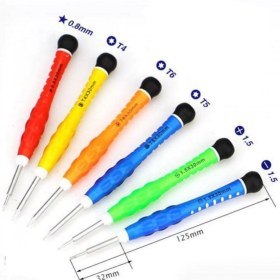 تصویر ست 6 عددی پیچ گوشتی یاکسون مدل yx-6081c 