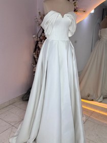 تصویر لباس عروس دارپه سایز ۳۸ اروپایی 