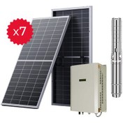 تصویر پمپ آب ۳ اینچ عمق 30 متر 58 مترمکعب 3 اسب 