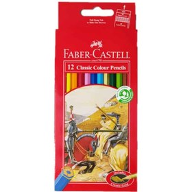 تصویر مداد رنگی 12 رنگ فابر کاستل fabercastell جعبه مقوایی 115852 مداد رنگی 12 رنگ فابر کاستل fabercastell جعبه مقوایی 115852